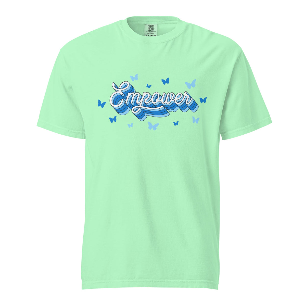 Signature | Comfort Colors T-Shirt | Empower Volleyball Club | Vanguard Logo