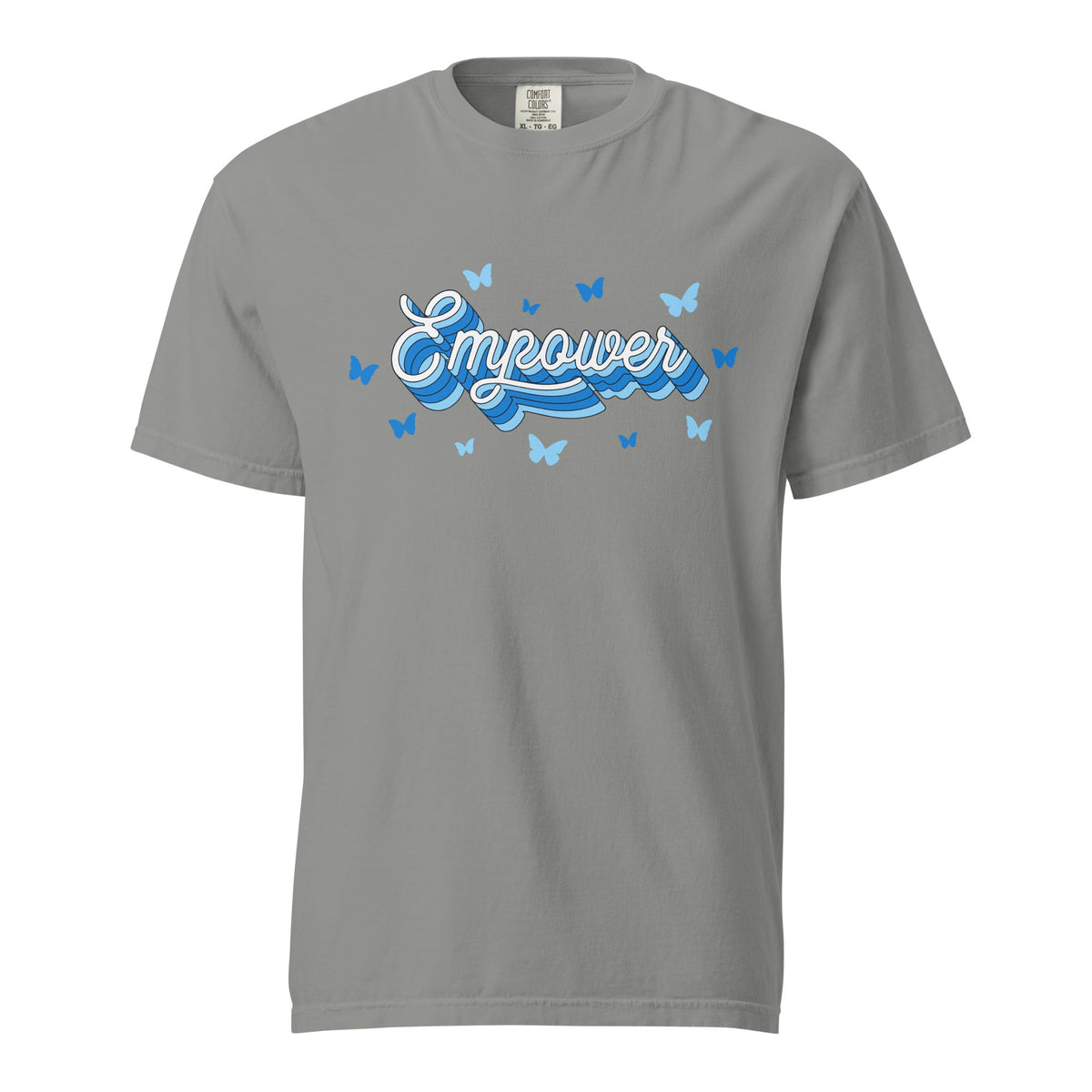 Signature | Comfort Colors T-Shirt | Empower Volleyball Club | Vanguard Logo