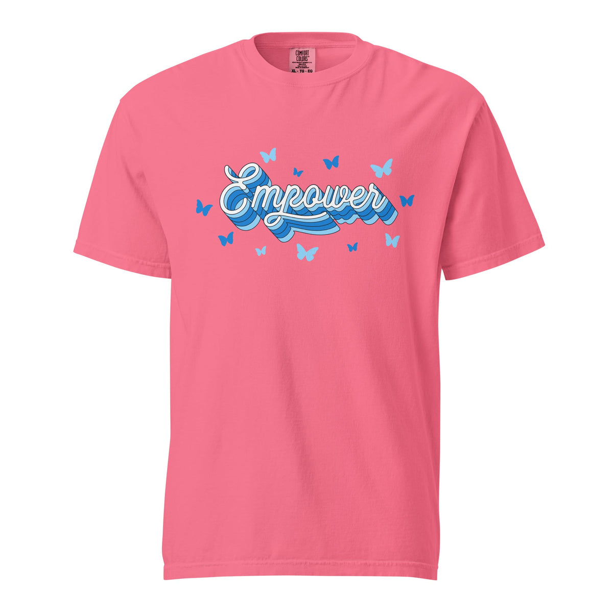 Signature | Comfort Colors T-Shirt | Empower Volleyball Club | Vanguard Logo
