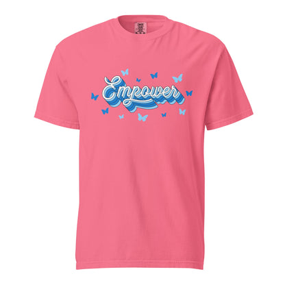 Signature | Comfort Colors T-Shirt | Empower Volleyball Club | Vanguard Logo