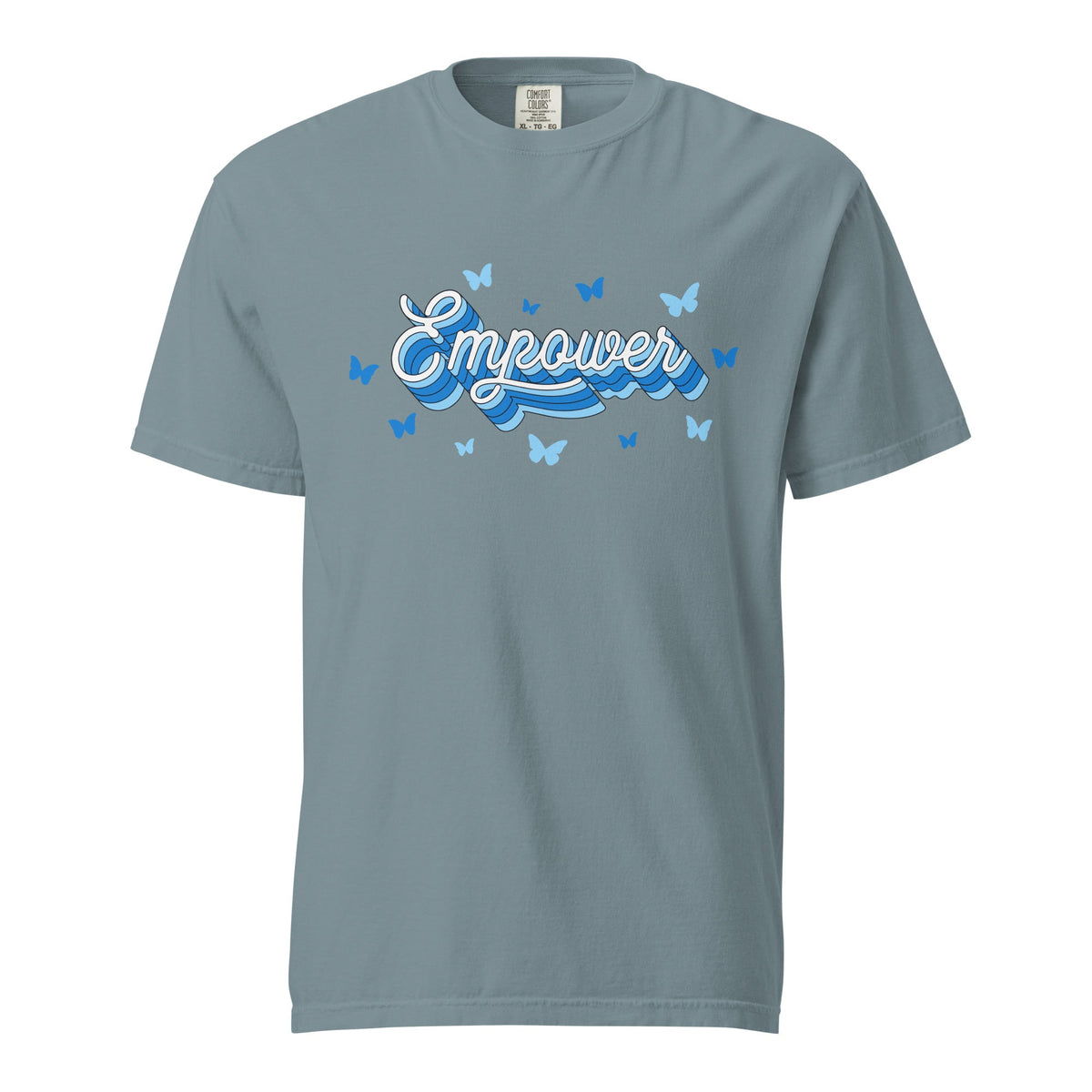 Signature | Comfort Colors T-Shirt | Empower Volleyball Club | Vanguard Logo