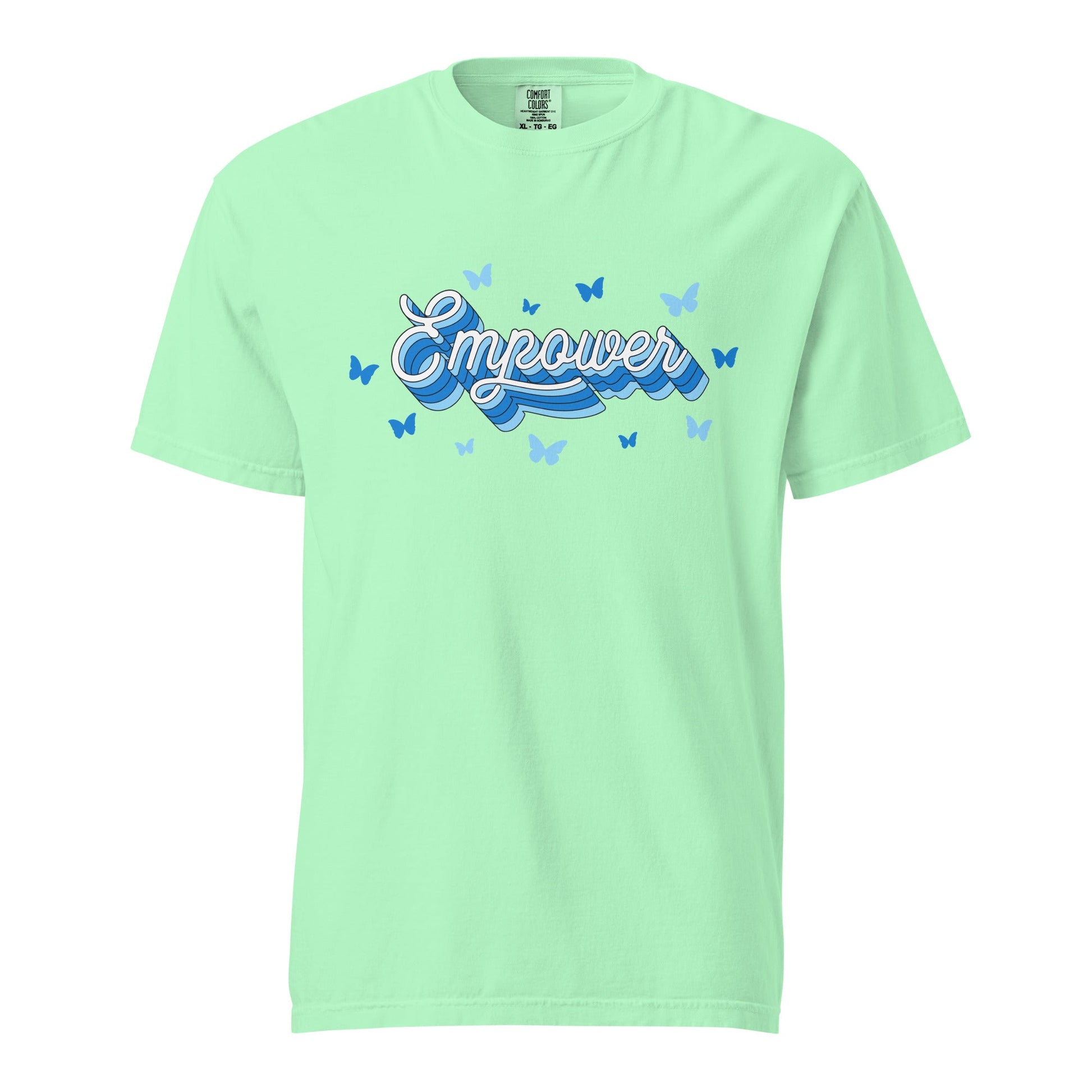 Signature | Comfort Colors T-Shirt | Empower Volleyball Club | Vanguard Logo