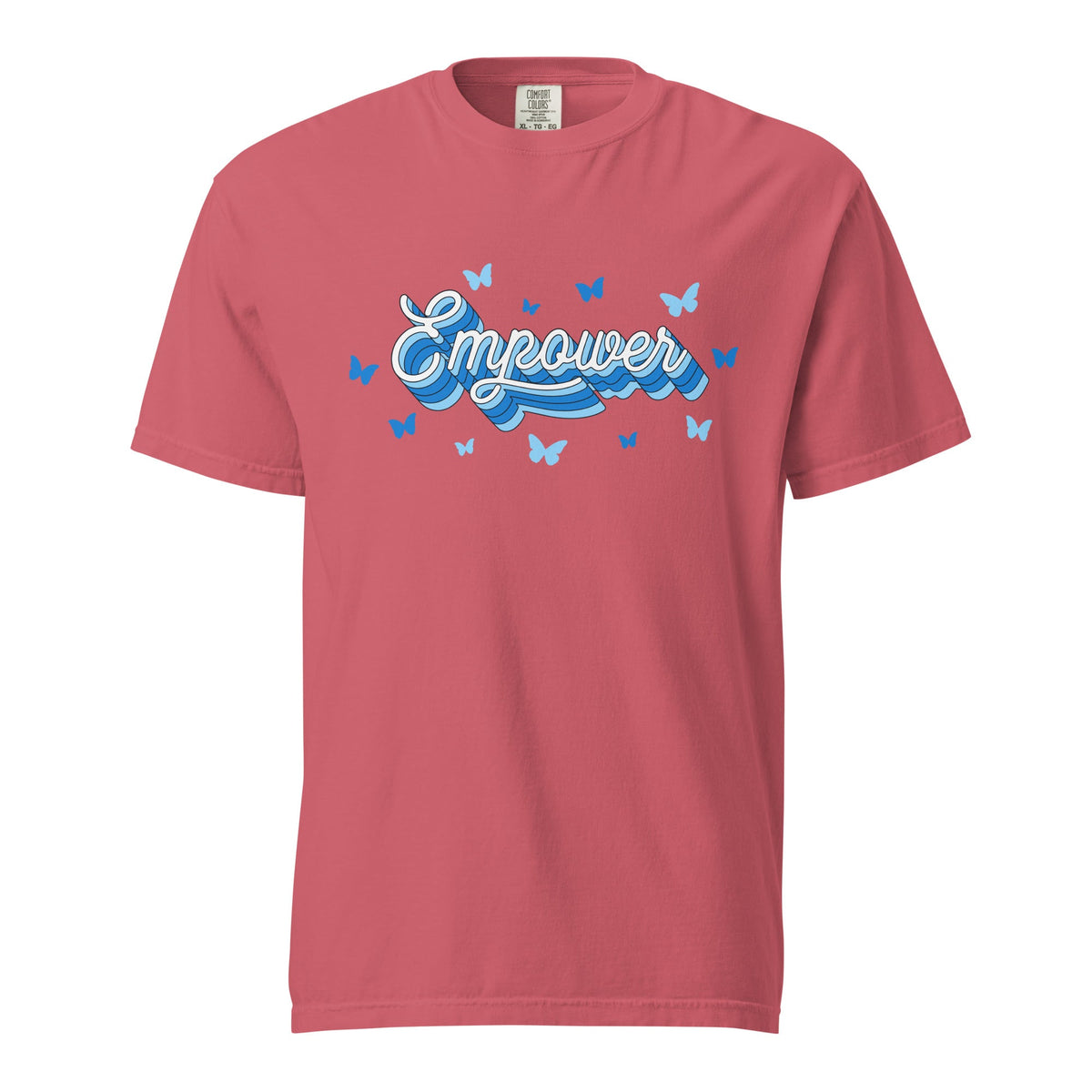 Signature | Comfort Colors T-Shirt | Empower Volleyball Club | Vanguard Logo
