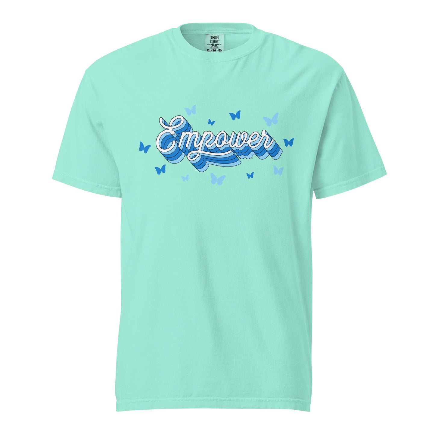 Signature | Comfort Colors T-Shirt | Empower Volleyball Club | Vanguard Logo