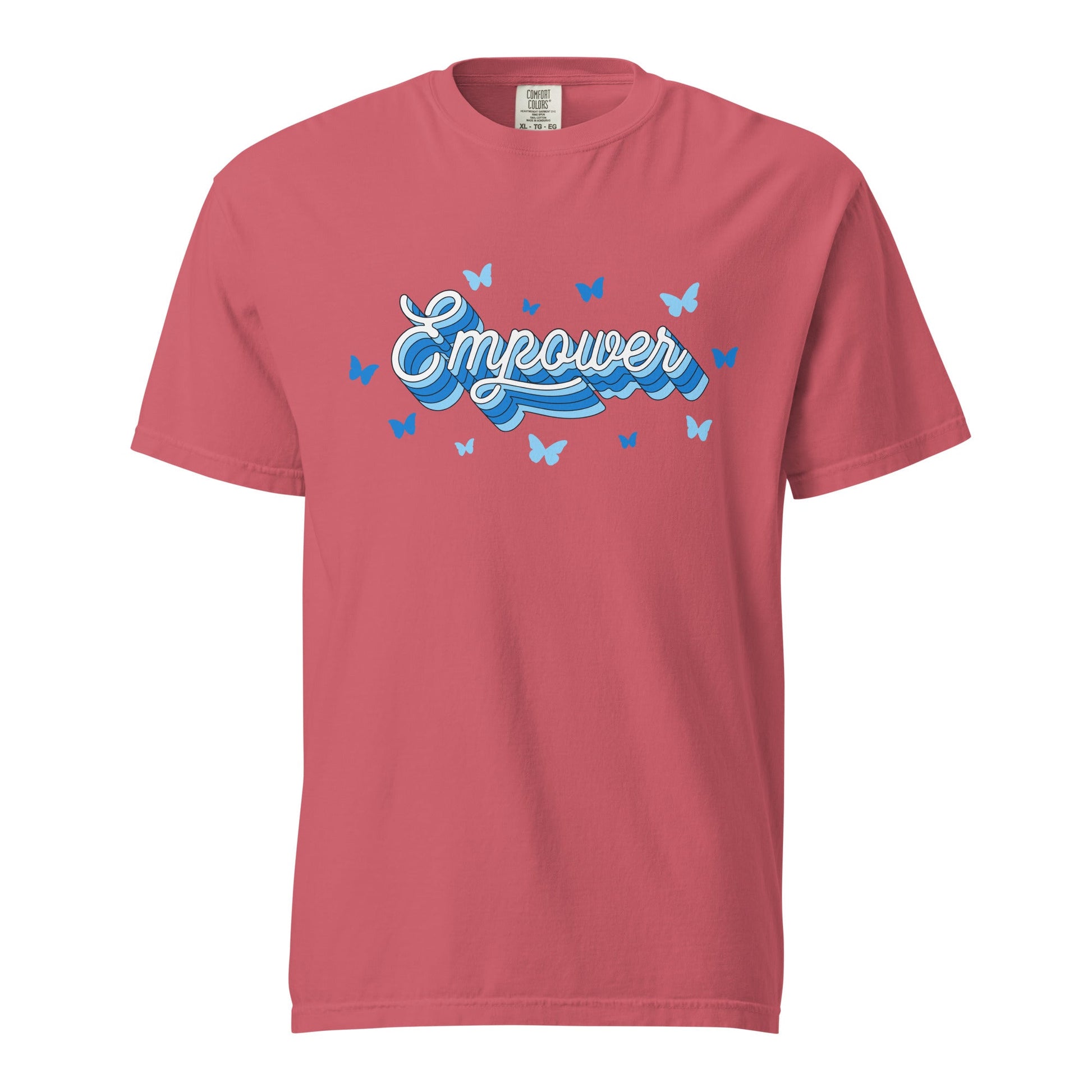Signature | Comfort Colors T-Shirt | Empower Volleyball Club | Vanguard Logo