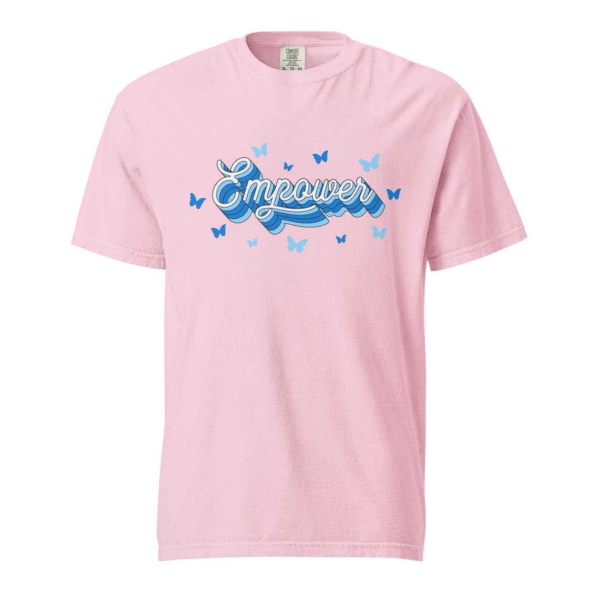 Signature | Comfort Colors T-Shirt | Empower Volleyball Club | Vanguard Logo