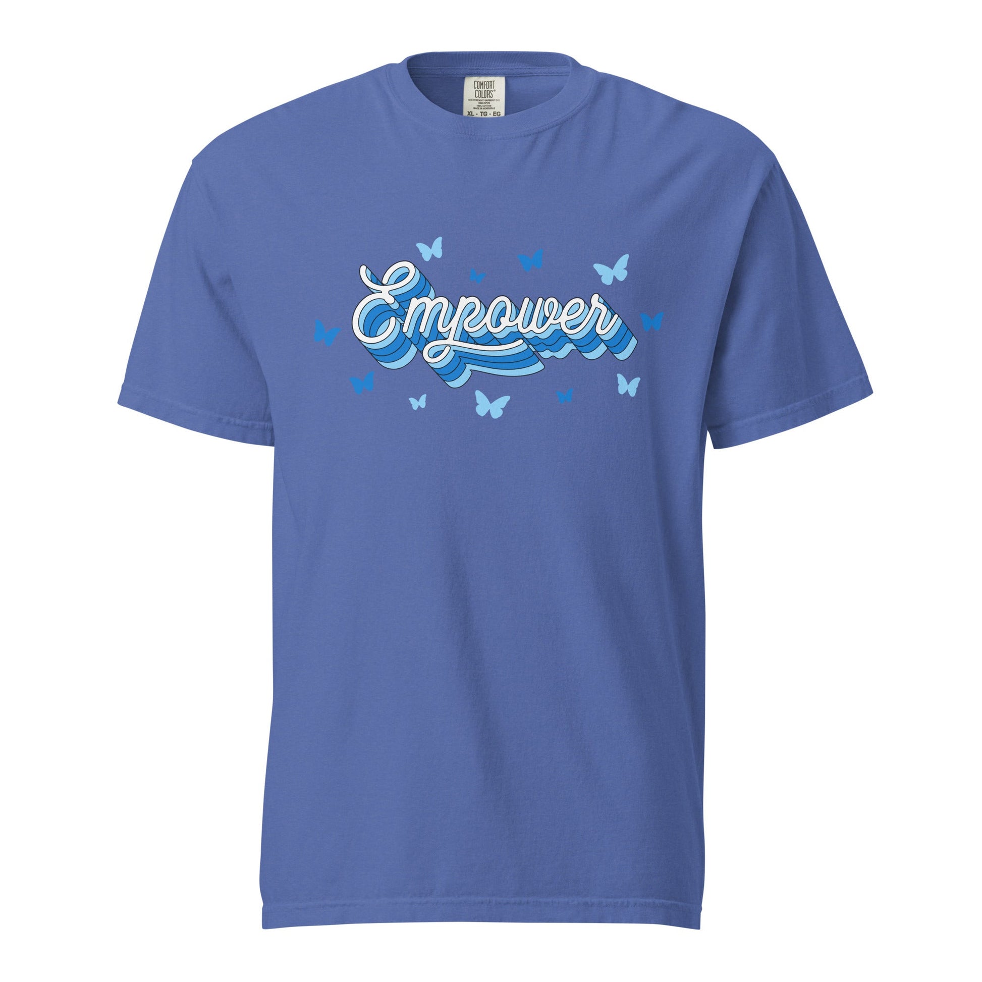 Signature | Comfort Colors T-Shirt | Empower Volleyball Club | Vanguard Logo