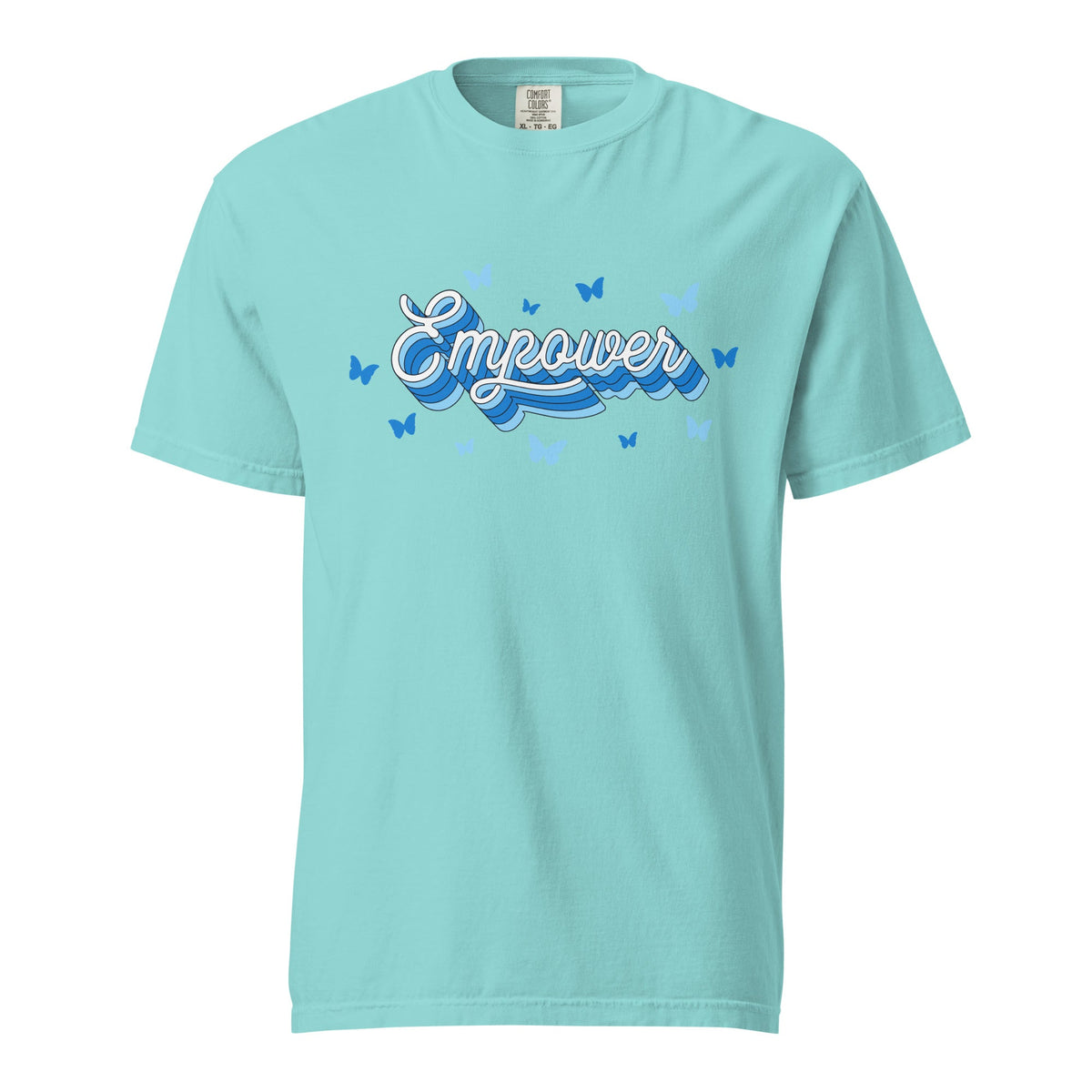 Signature | Comfort Colors T-Shirt | Empower Volleyball Club | Vanguard Logo