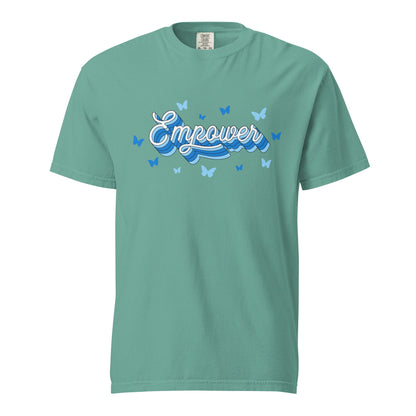 Signature | Comfort Colors T-Shirt | Empower Volleyball Club | Vanguard Logo