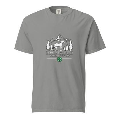 Signature | Comfort Colors T-Shirt | Equine Explorers | Dutchess Crest Trailblazers Logo