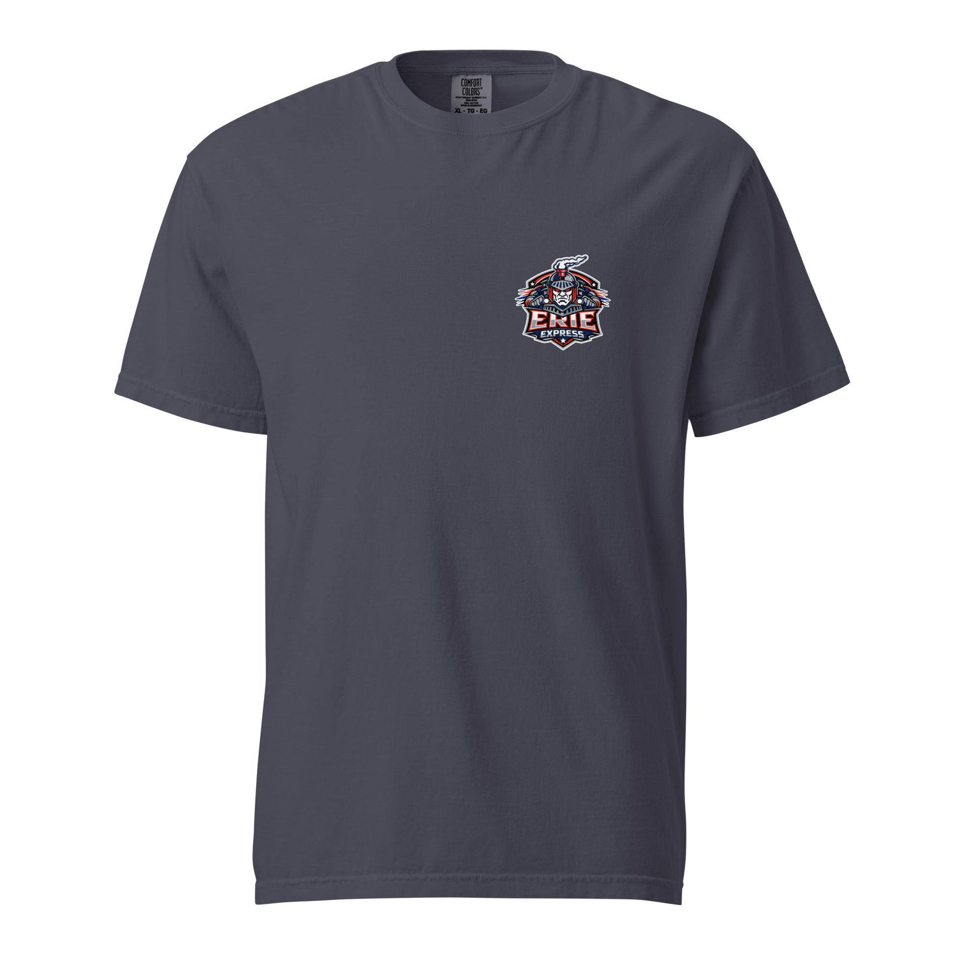 Signature | Comfort Colors T-Shirt | Erie Express Football | Badge Logo