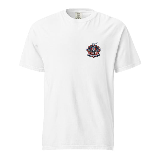 Signature | Comfort Colors T-Shirt | Erie Express Football | Badge Logo