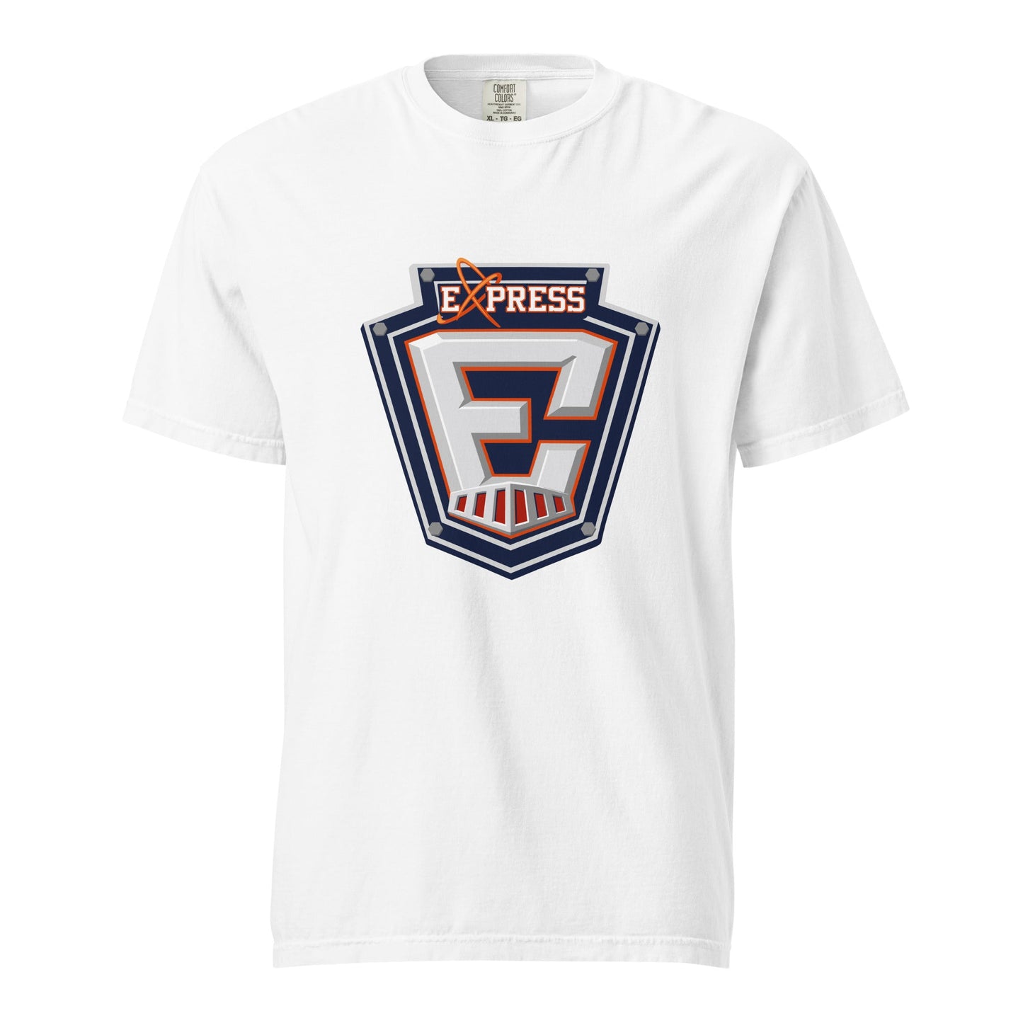 Signature | Comfort Colors T-Shirt | Erie Express Football | E Badge Logo