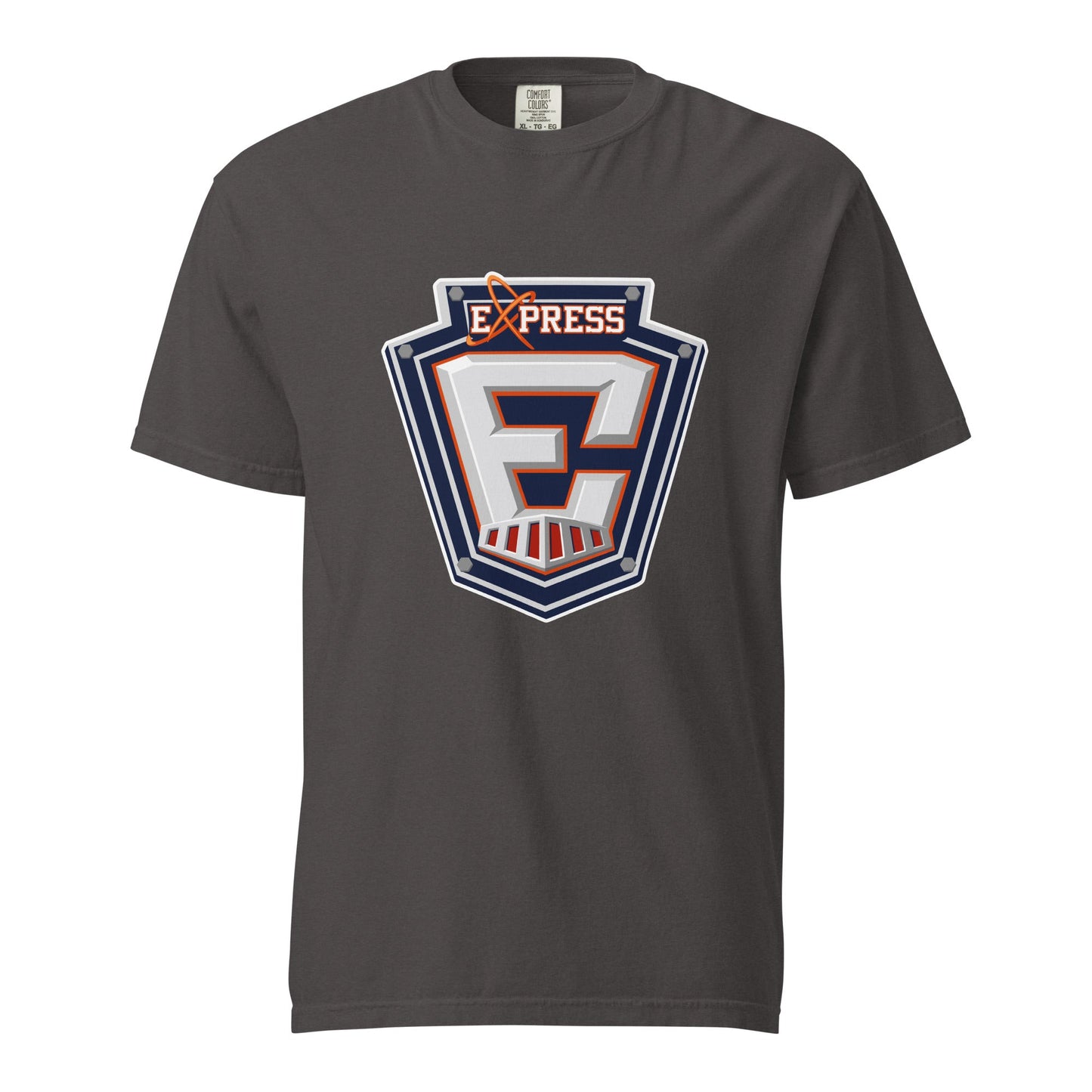 Signature | Comfort Colors T-Shirt | Erie Express Football | E Badge Logo
