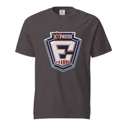 Signature | Comfort Colors T-Shirt | Erie Express Football | E Badge Logo