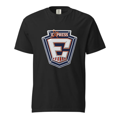 Signature | Comfort Colors T-Shirt | Erie Express Football | E Badge Logo