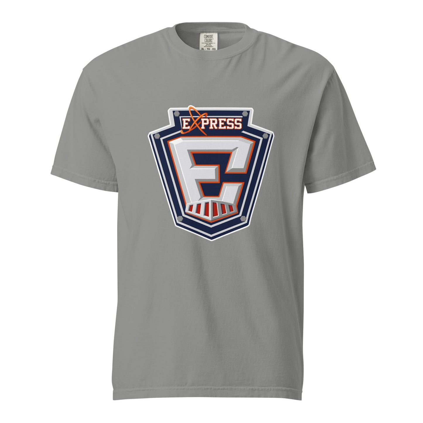 Signature | Comfort Colors T-Shirt | Erie Express Football | E Badge Logo