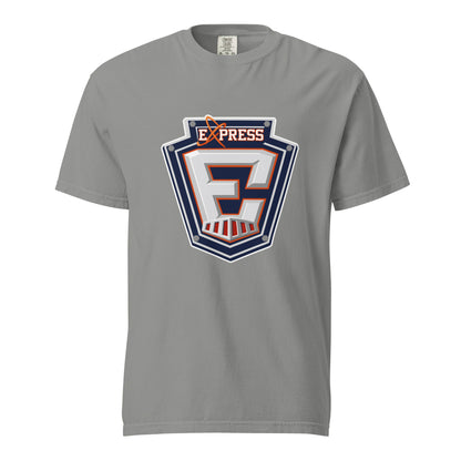 Signature | Comfort Colors T-Shirt | Erie Express Football | E Badge Logo