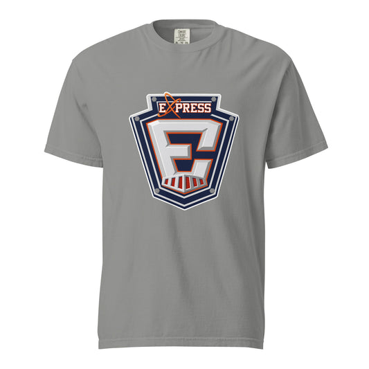 Signature | Comfort Colors T-Shirt | Erie Express Football | E Badge Logo