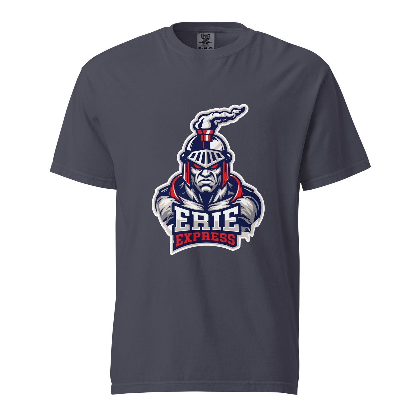 Signature | Comfort Colors T-Shirt | Erie Express Football | Mascot Logo