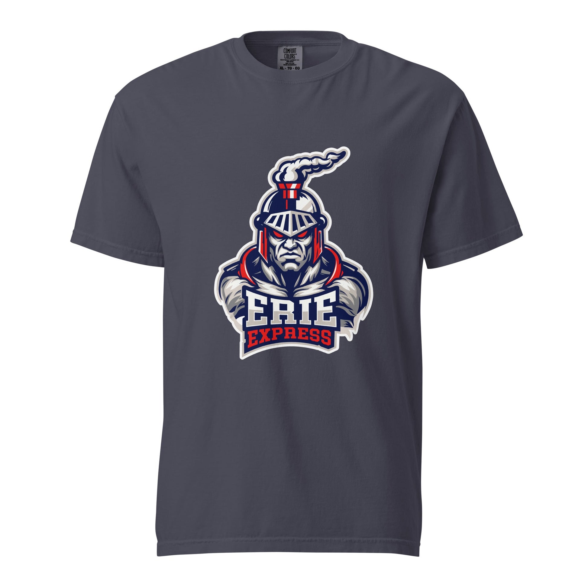 Signature | Comfort Colors T-Shirt | Erie Express Football | Mascot Logo