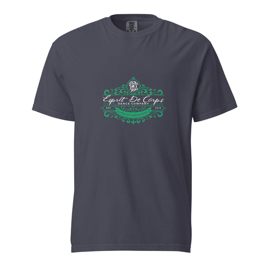 Signature | Comfort Colors T-Shirt | Esprit de Corps Dance Co., LLC | Crest Logo