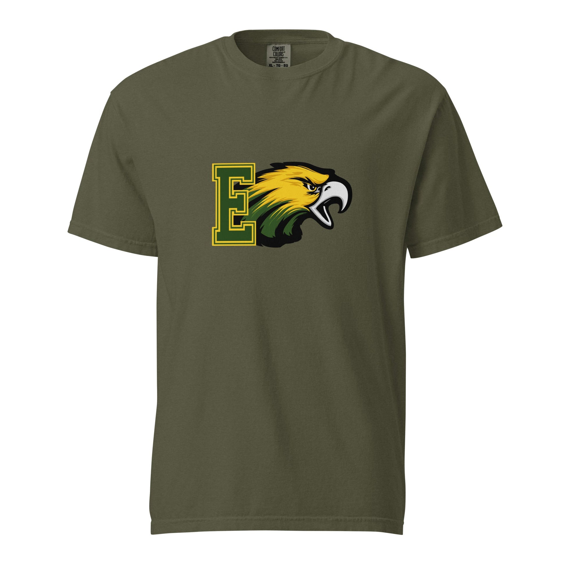Signature | Comfort Colors T-Shirt | Evergreen Junior High | Mascot Logo