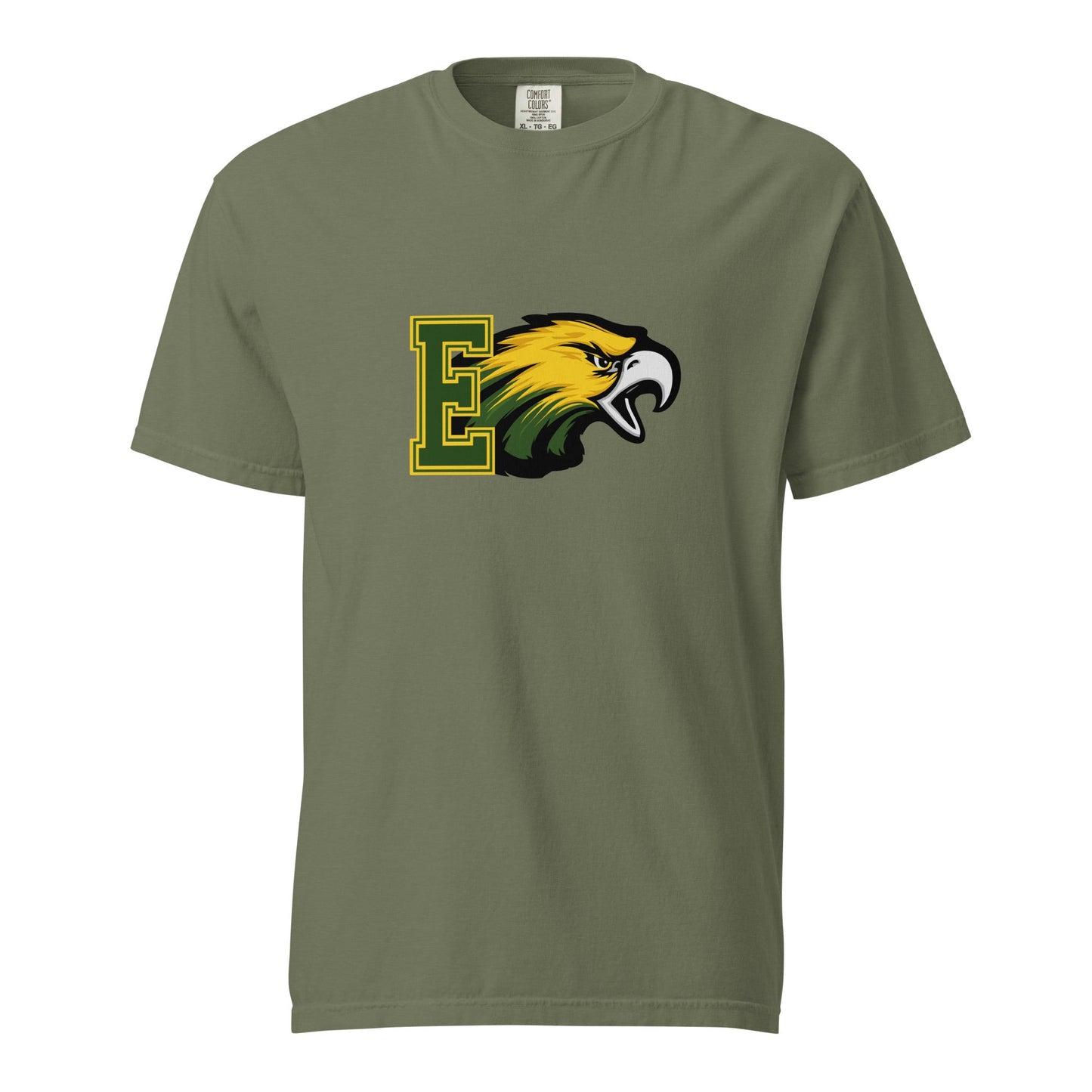 Signature | Comfort Colors T-Shirt | Evergreen Junior High | Mascot Logo