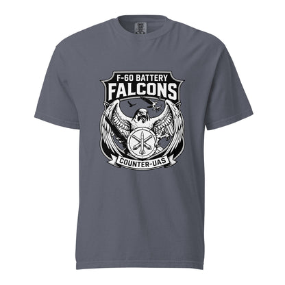 Signature | Comfort Colors T-Shirt | F - 60th ADA | Falcon Shield Logo