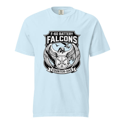 Signature | Comfort Colors T-Shirt | F - 60th ADA | Falcon Shield Logo