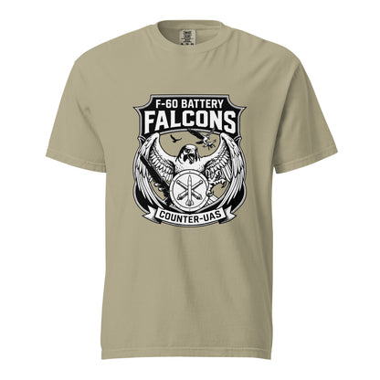 Signature | Comfort Colors T-Shirt | F - 60th ADA | Falcon Shield Logo