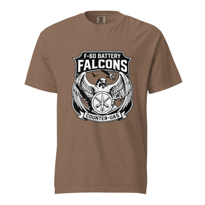 Signature | Comfort Colors T-Shirt | F - 60th ADA | Falcon Shield Logo