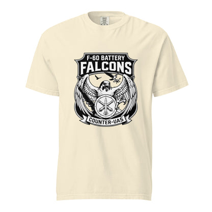 Signature | Comfort Colors T-Shirt | F - 60th ADA | Falcon Shield Logo