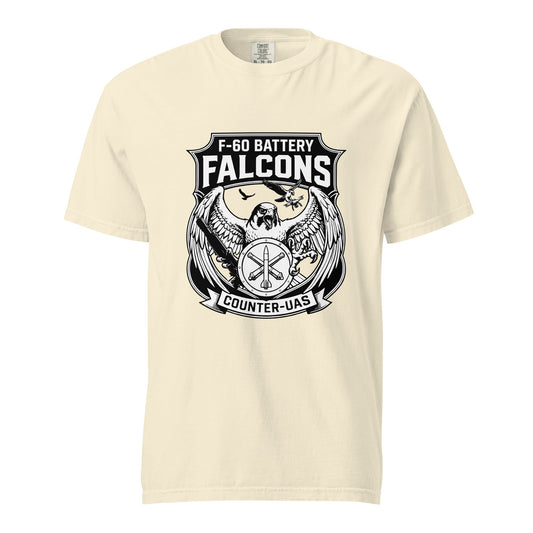 Signature | Comfort Colors T-Shirt | F - 60th ADA | Falcon Shield Logo