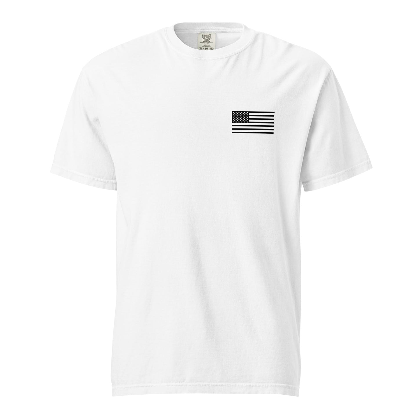 Signature | Comfort Colors T-Shirt | F - 60th ADA | Flag Logo
