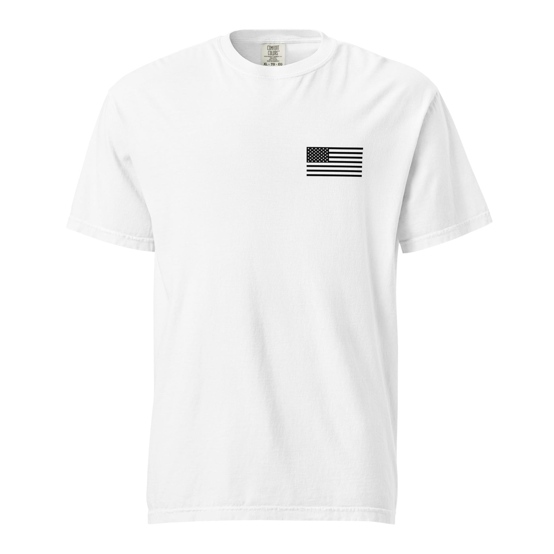Signature | Comfort Colors T-Shirt | F - 60th ADA | Flag Logo