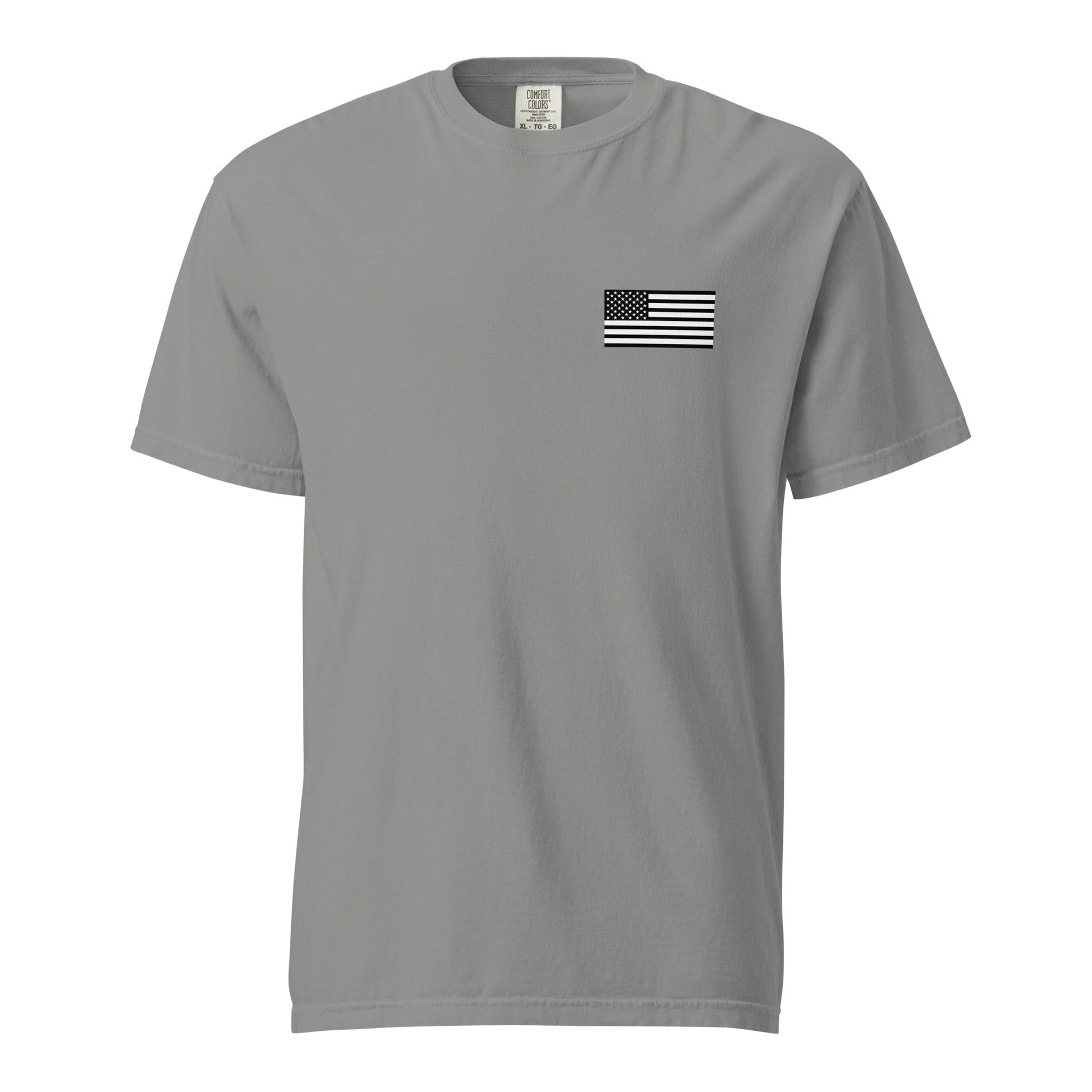 Signature | Comfort Colors T-Shirt | F - 60th ADA | Flag Logo