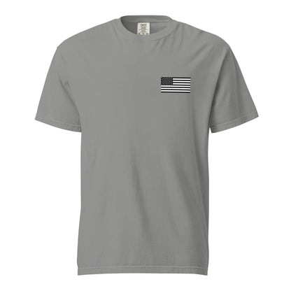 Signature | Comfort Colors T-Shirt | F - 60th ADA | Flag Logo