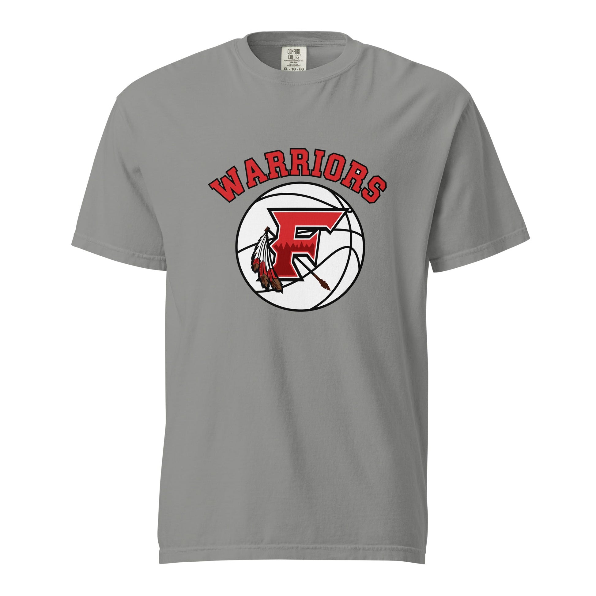Signature | Comfort Colors T-Shirt | Fallbrook Basketball | Warriors Logo