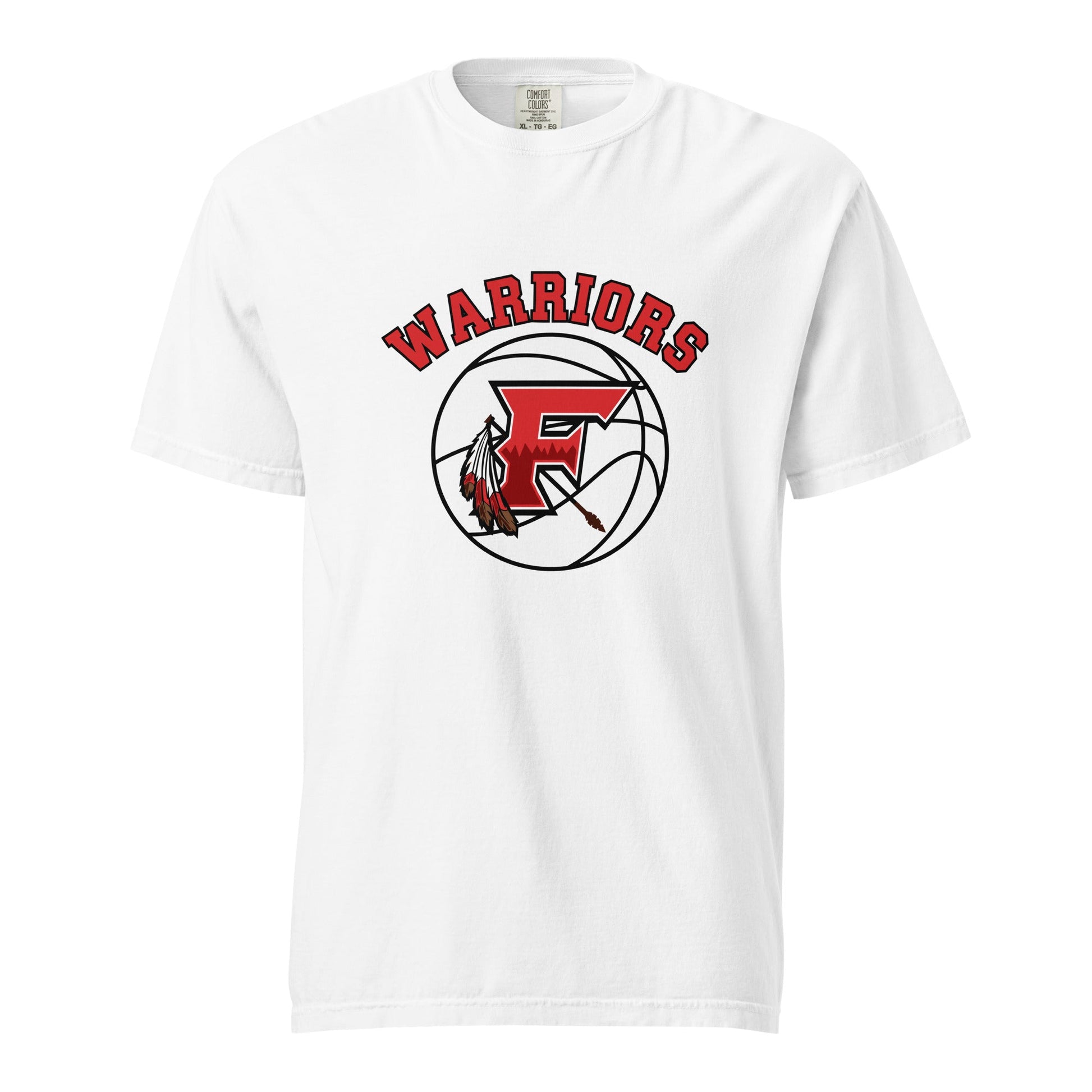 Signature | Comfort Colors T-Shirt | Fallbrook Basketball | Warriors Logo