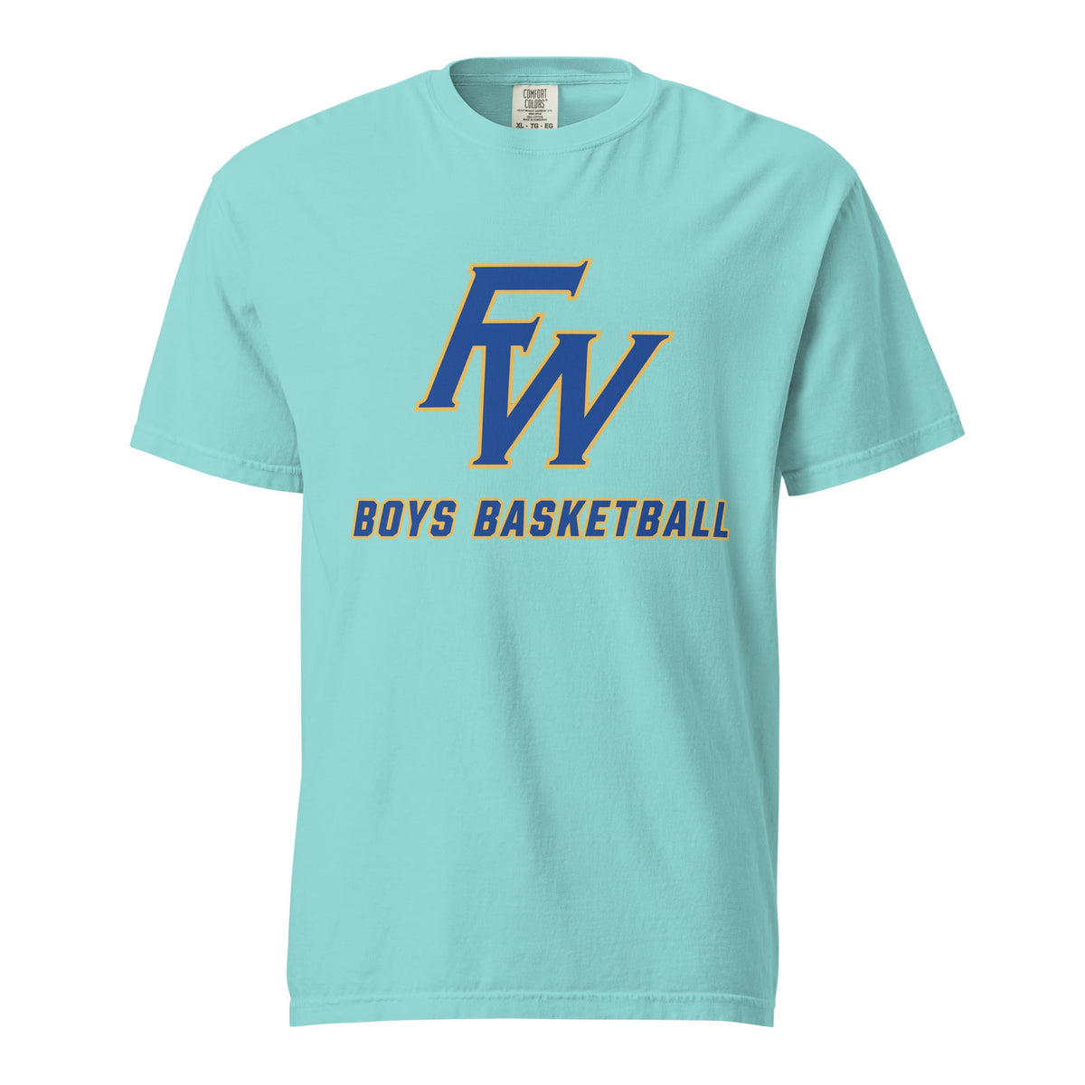 Signature | Comfort Colors T-Shirt | Fayette Ware Boys Basketball | FW Crest Logo