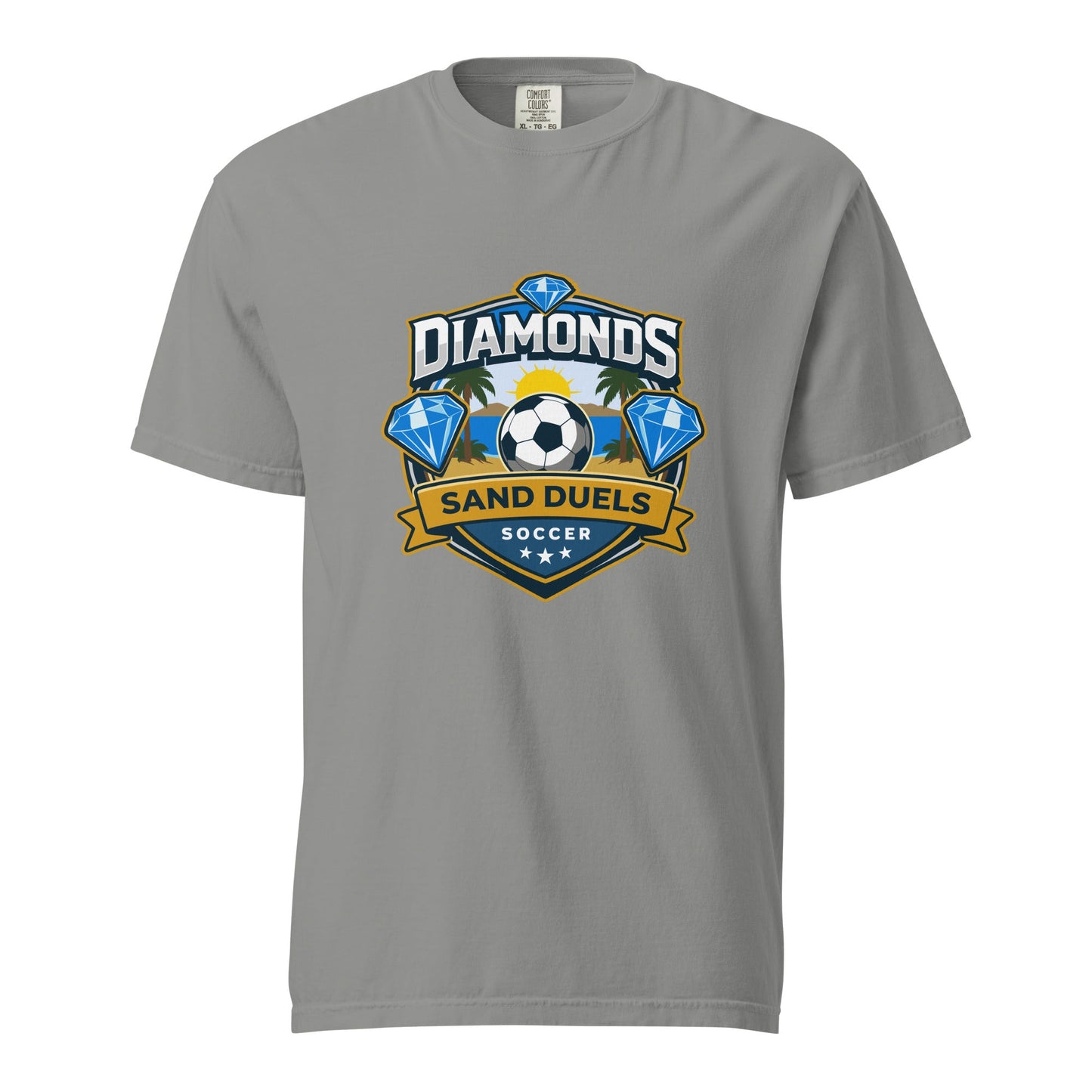 Signature | Comfort Colors T-Shirt | FC Charles: Diamonds | Crest Logo