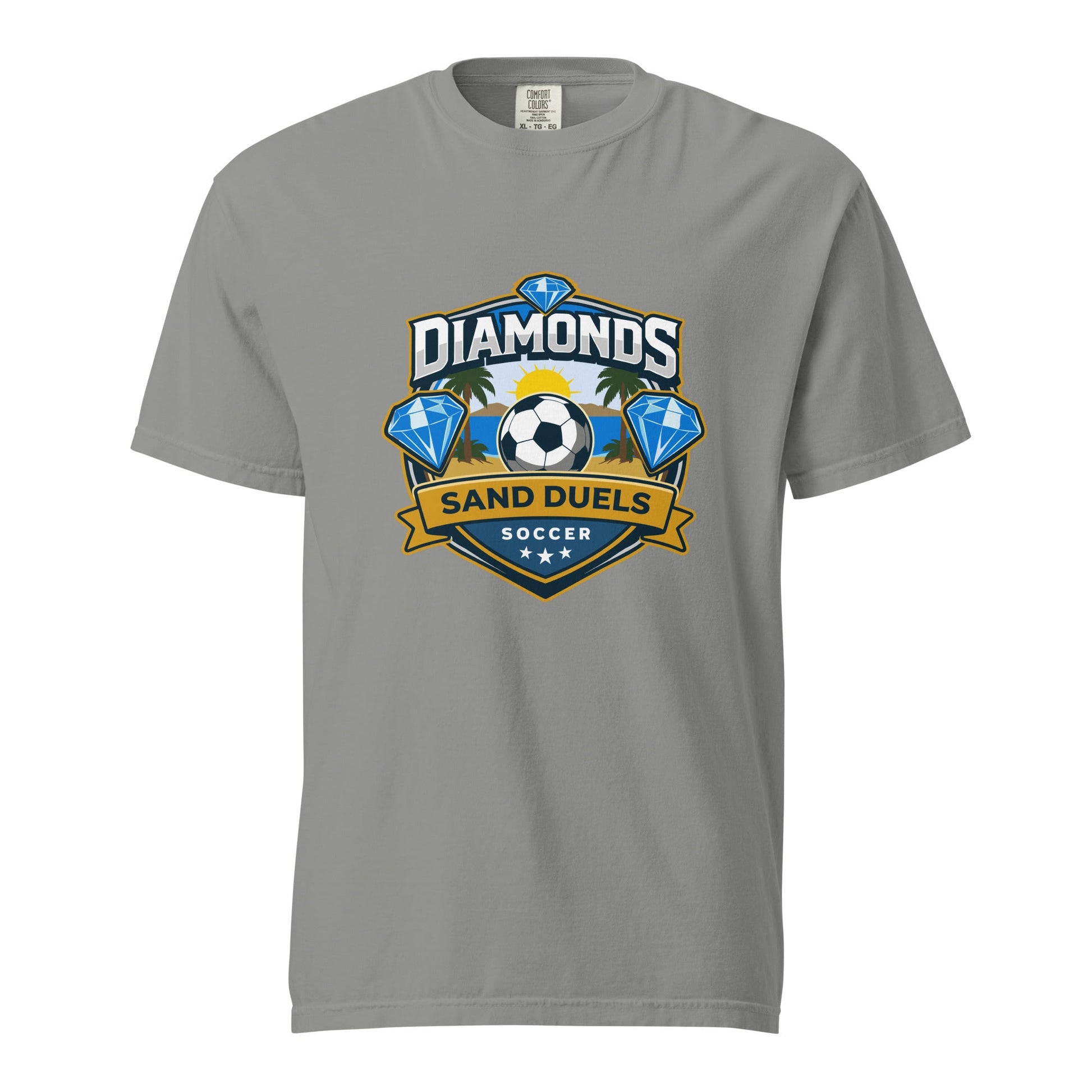 Signature | Comfort Colors T-Shirt | FC Charles: Diamonds | Crest Logo