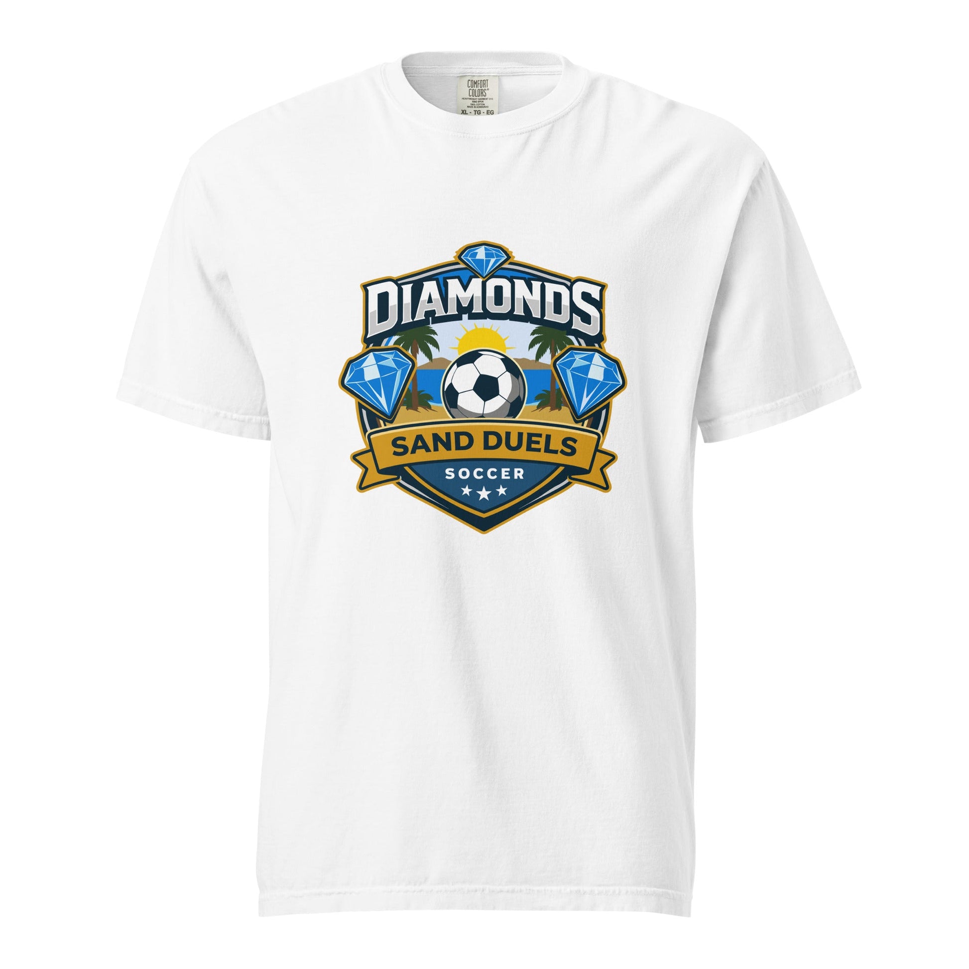 Signature | Comfort Colors T-Shirt | FC Charles: Diamonds | Crest Logo