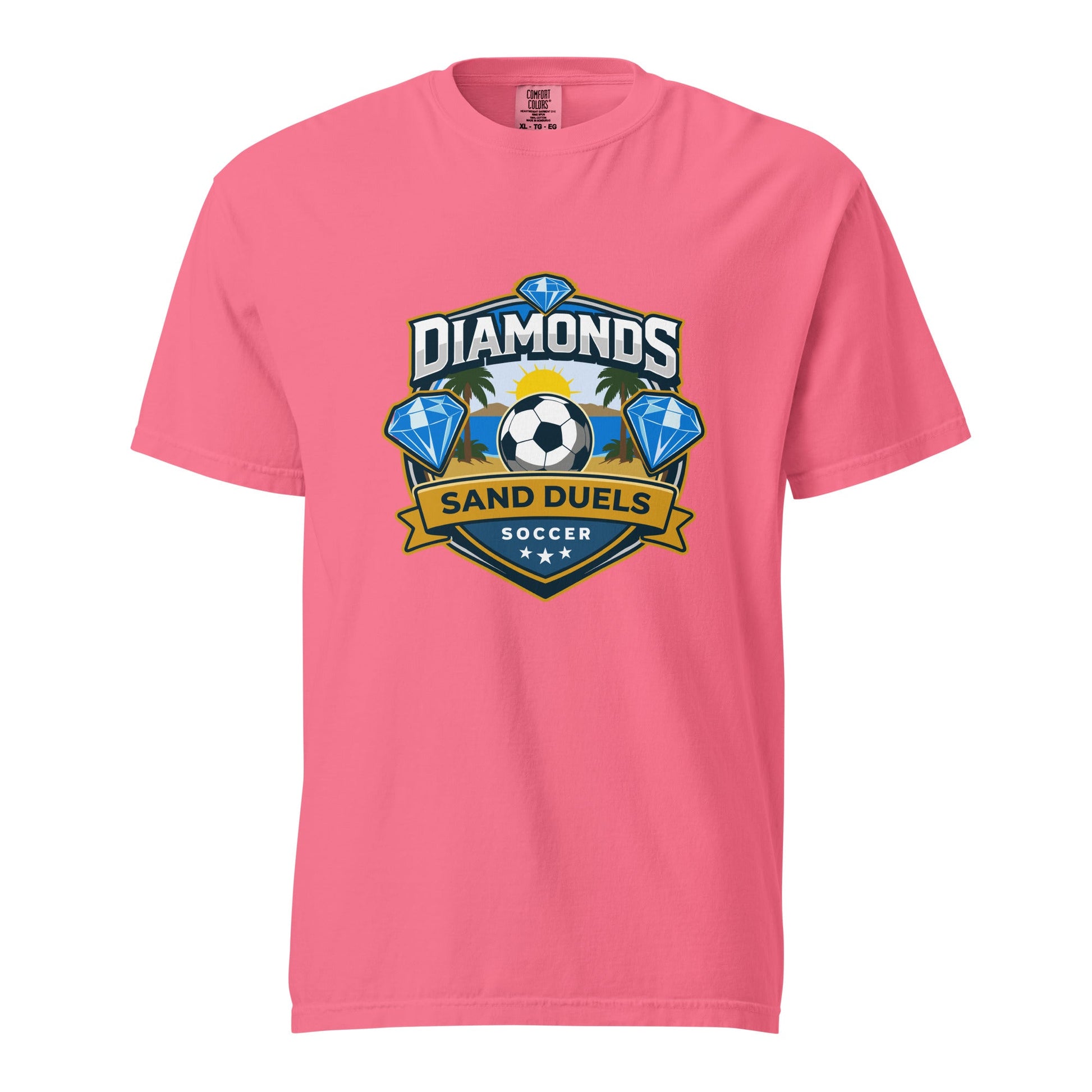Signature | Comfort Colors T-Shirt | FC Charles: Diamonds | Crest Logo