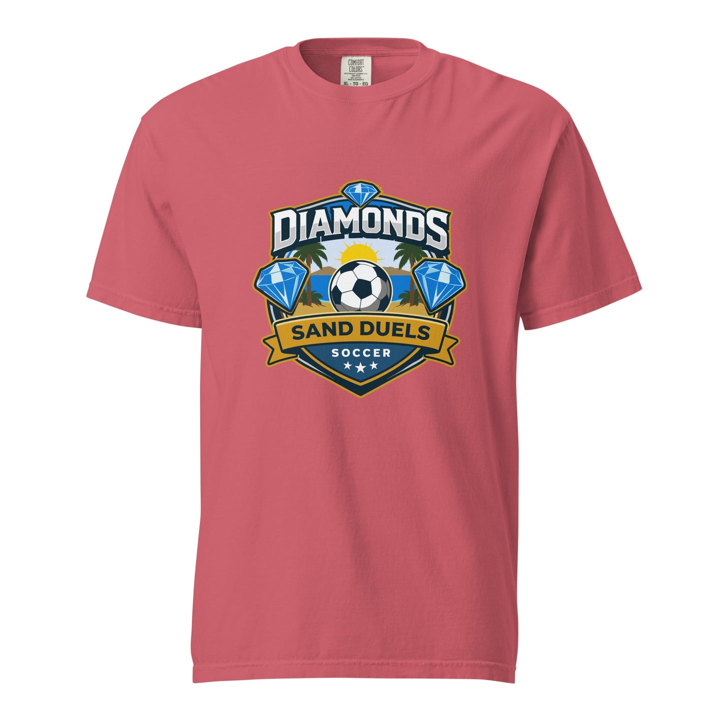 Signature | Comfort Colors T-Shirt | FC Charles: Diamonds | Crest Logo