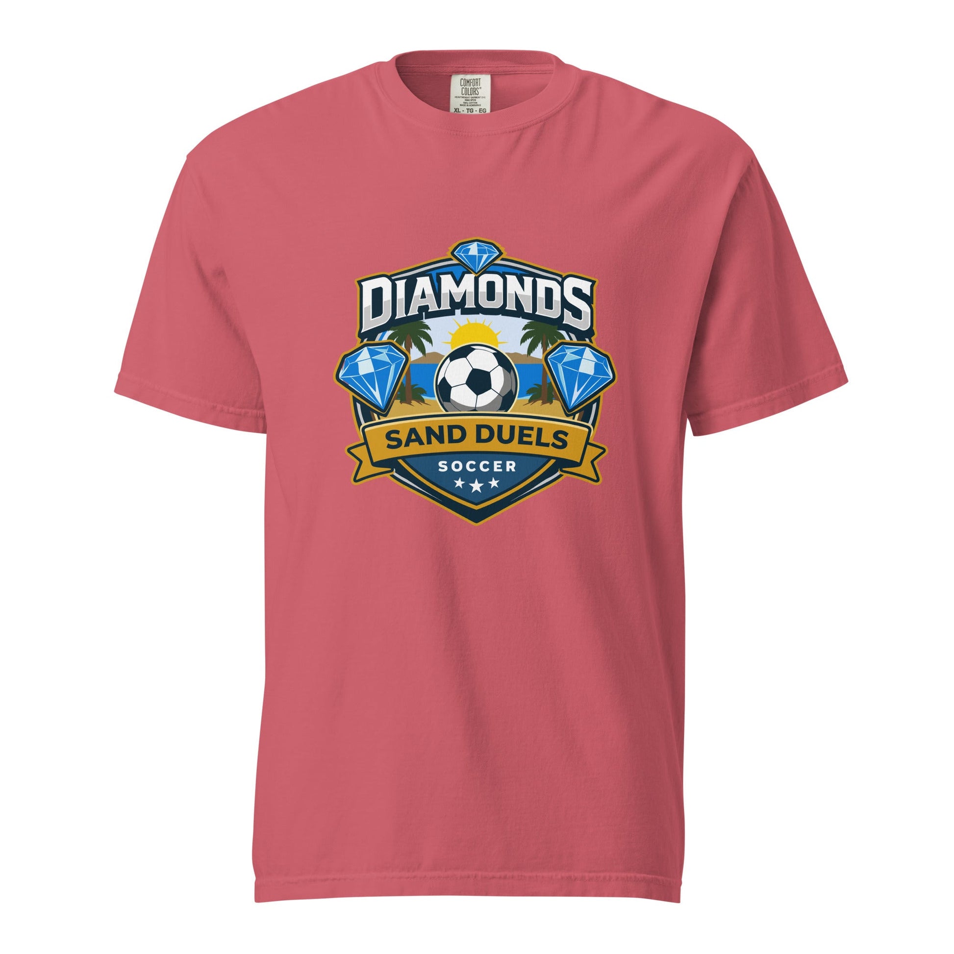 Signature | Comfort Colors T-Shirt | FC Charles: Diamonds | Crest Logo