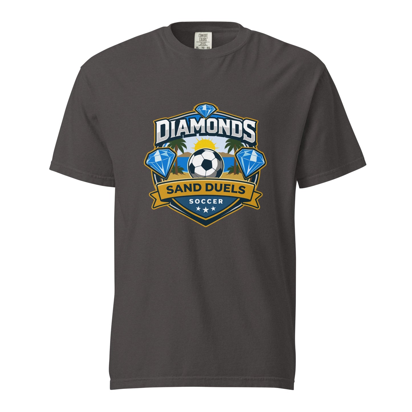 Signature | Comfort Colors T-Shirt | FC Charles: Diamonds | Crest Logo