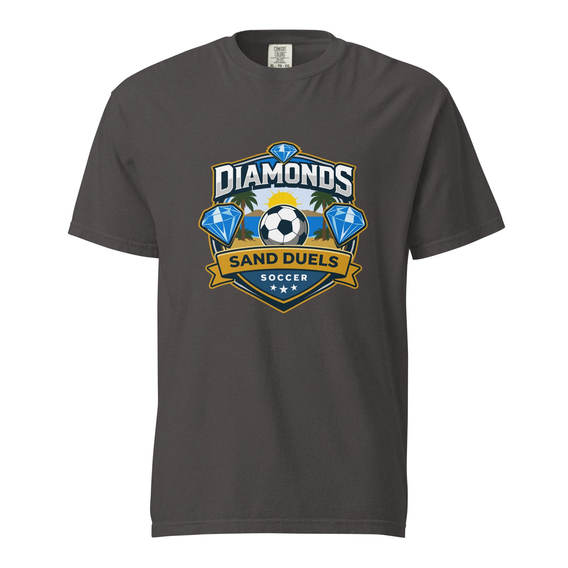 Signature | Comfort Colors T-Shirt | FC Charles: Diamonds | Crest Logo