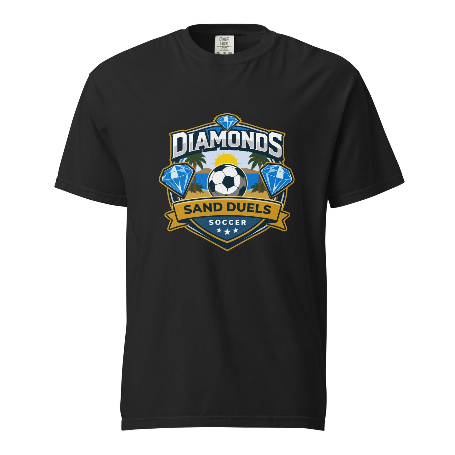 Signature | Comfort Colors T-Shirt | FC Charles: Diamonds | Crest Logo